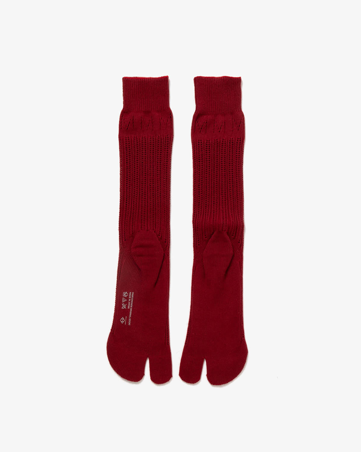 WHOLEGARMENT COTTON LINEN TABI SOCKS 30