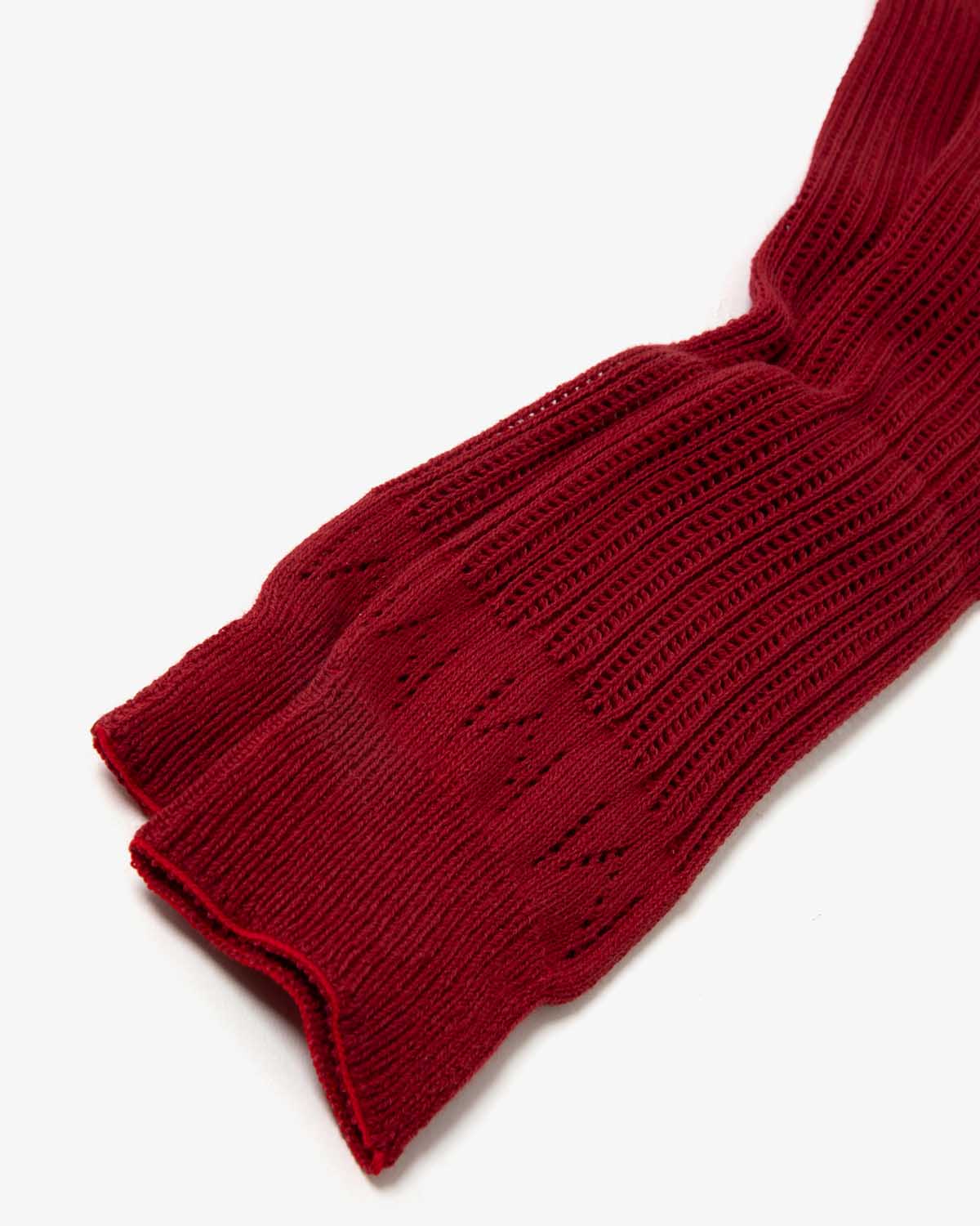 WHOLEGARMENT COTTON LINEN TABI SOCKS 30