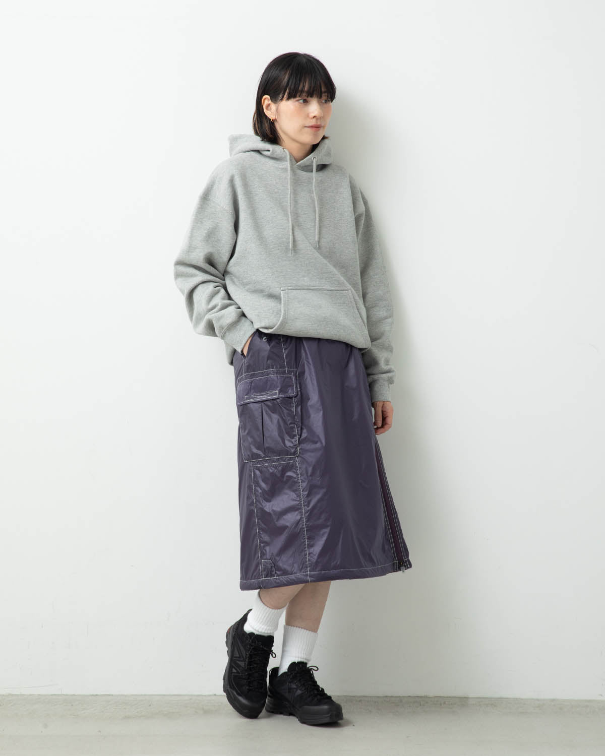 NYLON PUFFER SKIRT