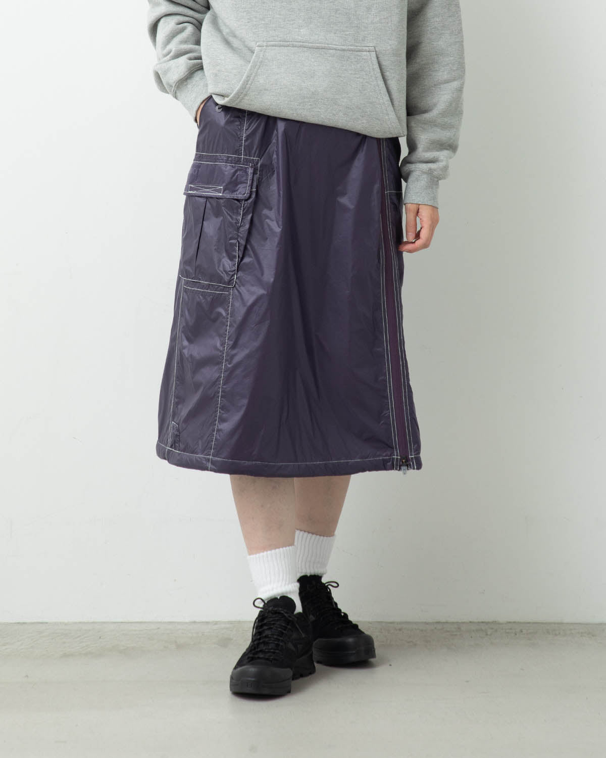 NYLON PUFFER SKIRT