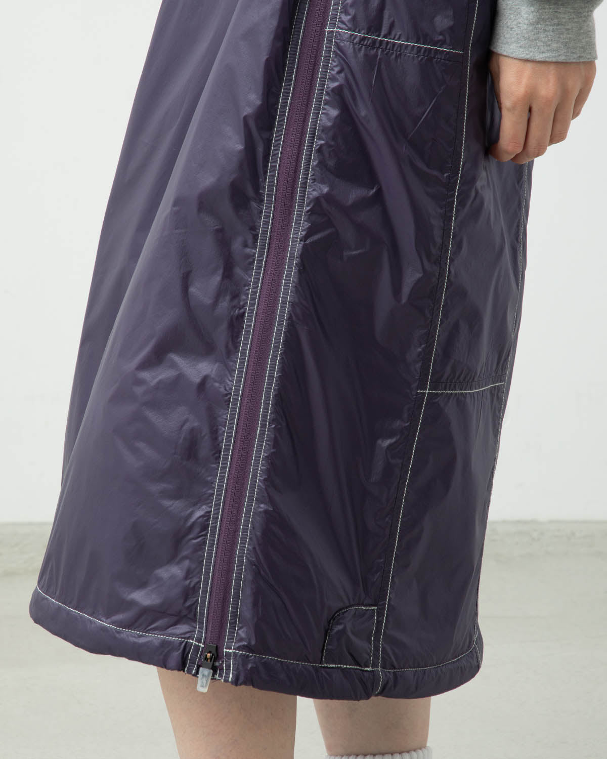 NYLON PUFFER SKIRT