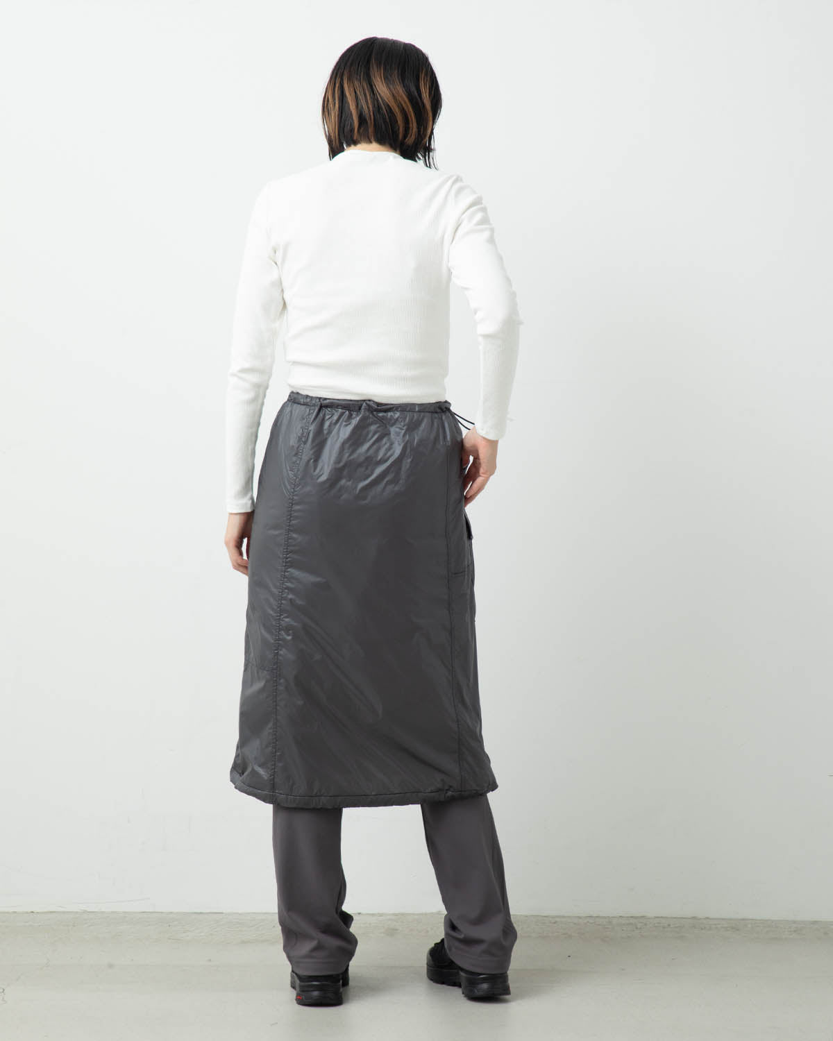 NYLON PUFFER SKIRT