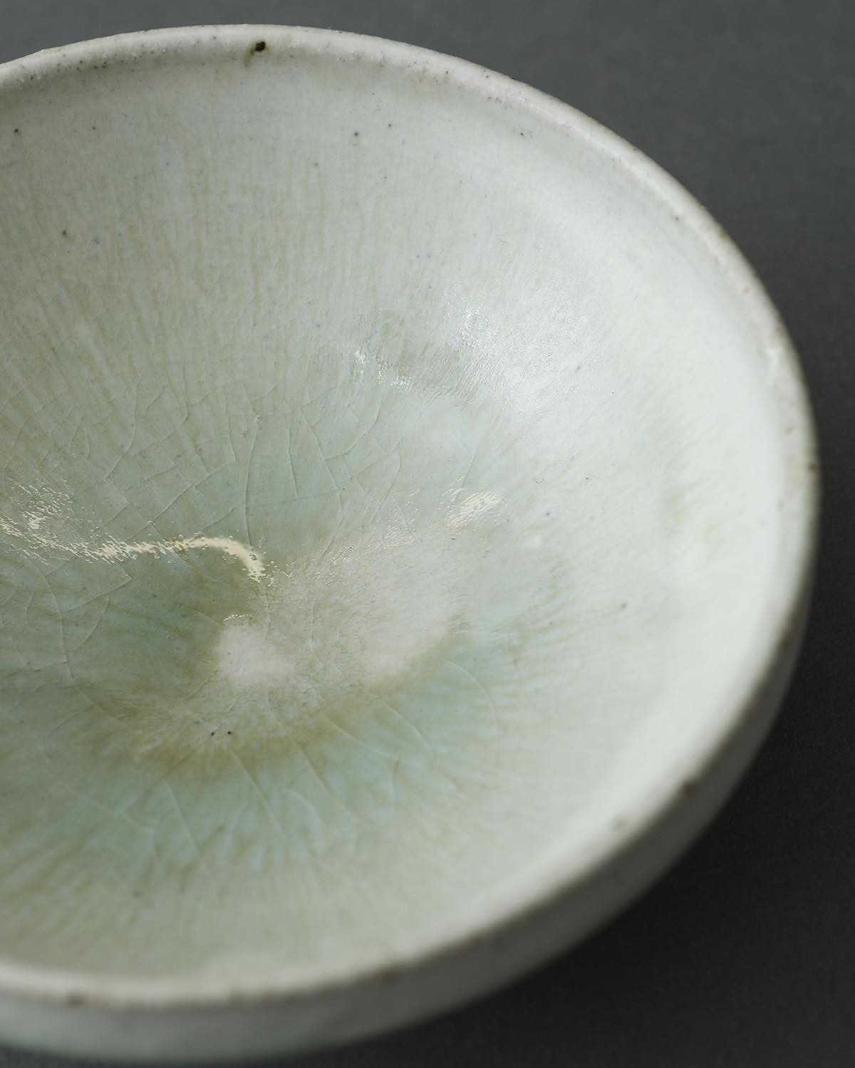 THICK RIM SMALL BOWL ASH GLAZE