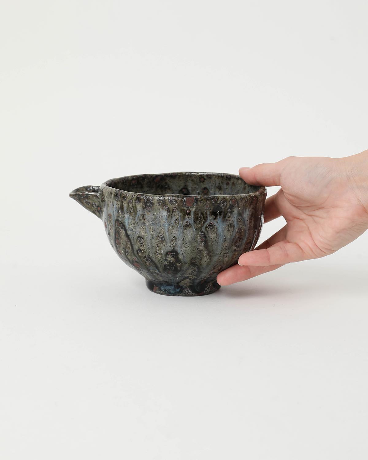 手野土丸片口 (大) - 黒青