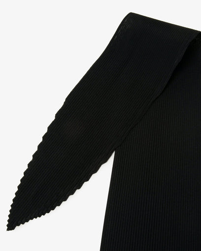 SHEER PLEATED SCARF