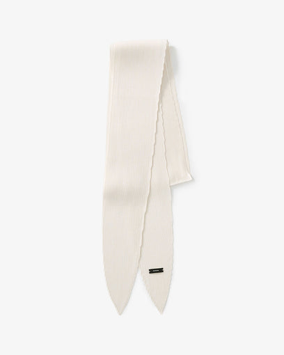 SHEER PLEATED SCARF