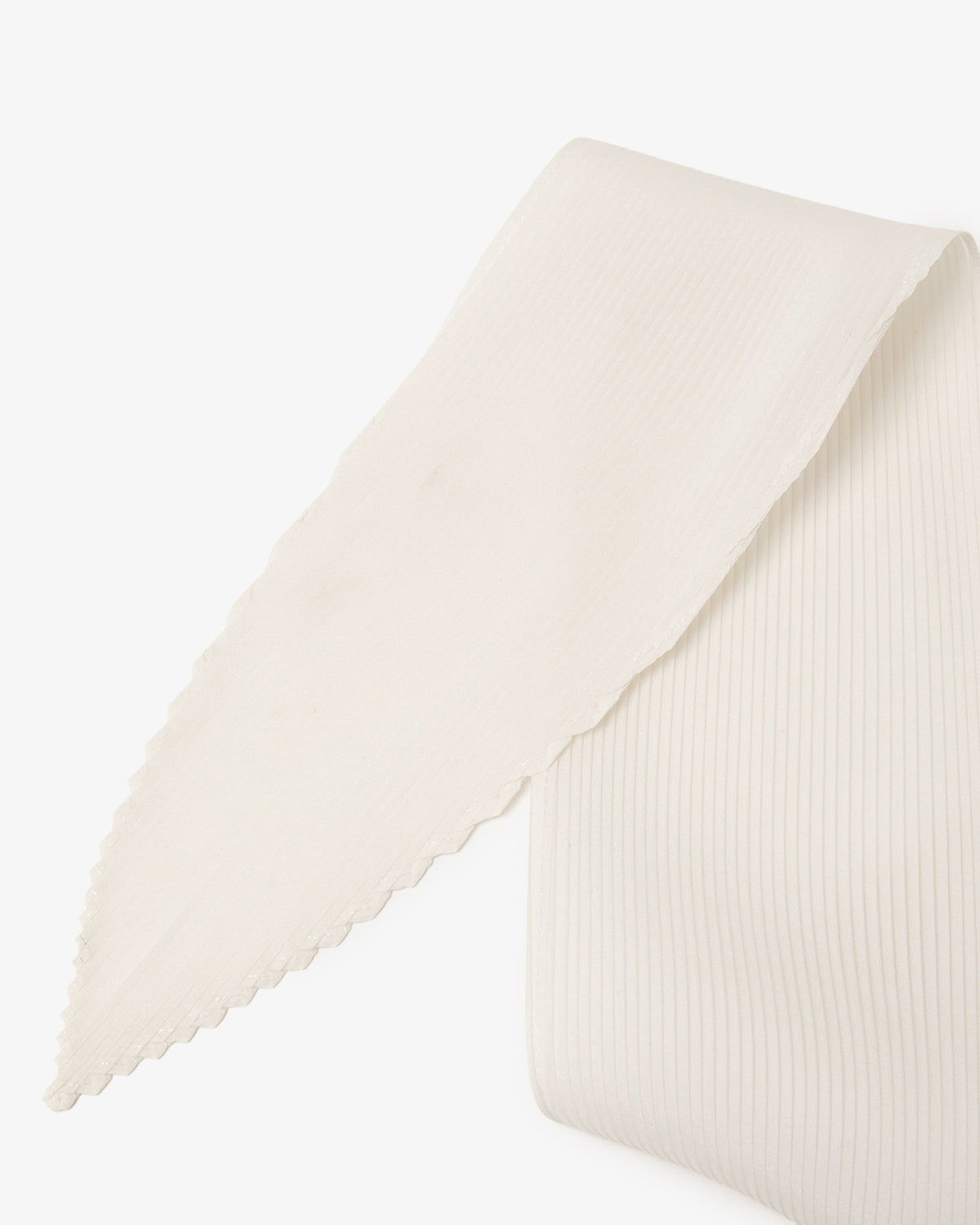SHEER PLEATED SCARF