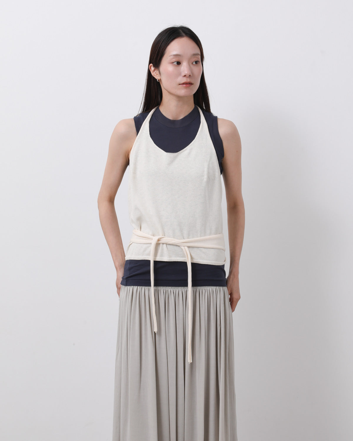 COTTON HALTER TOP