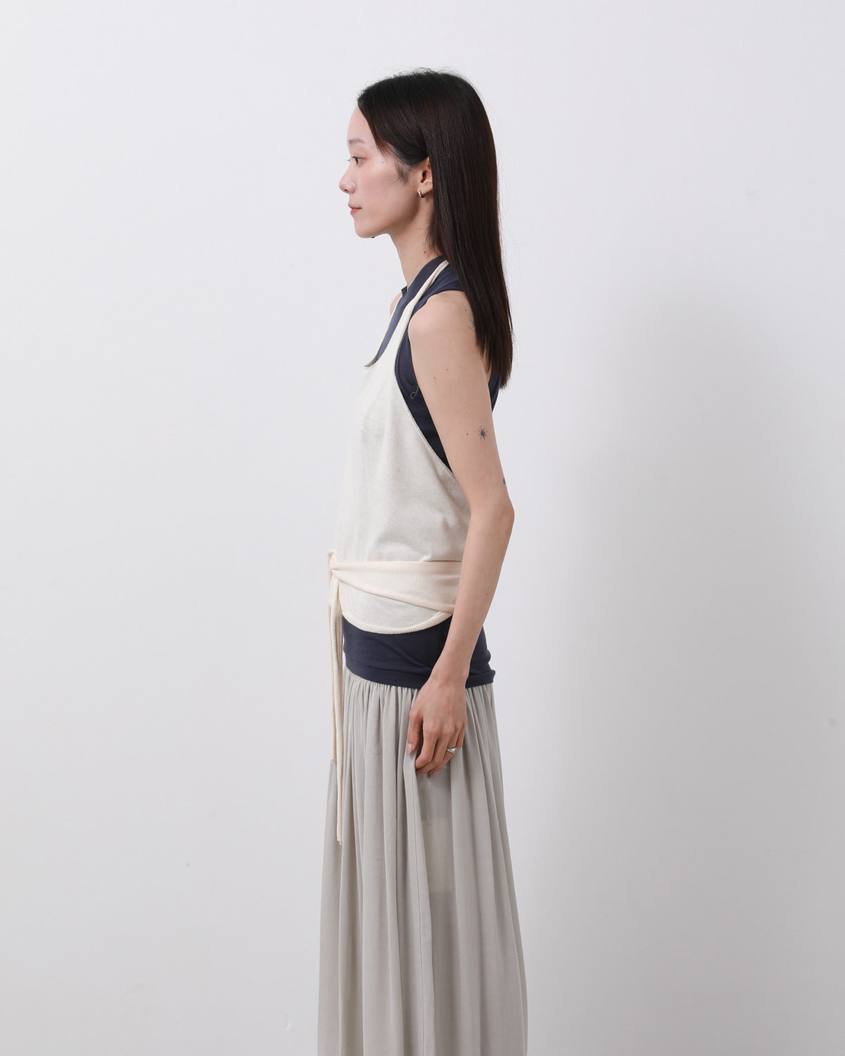 COTTON HALTER TOP