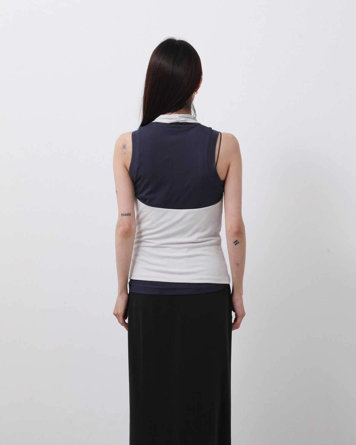 DRAPED HALTER TOP