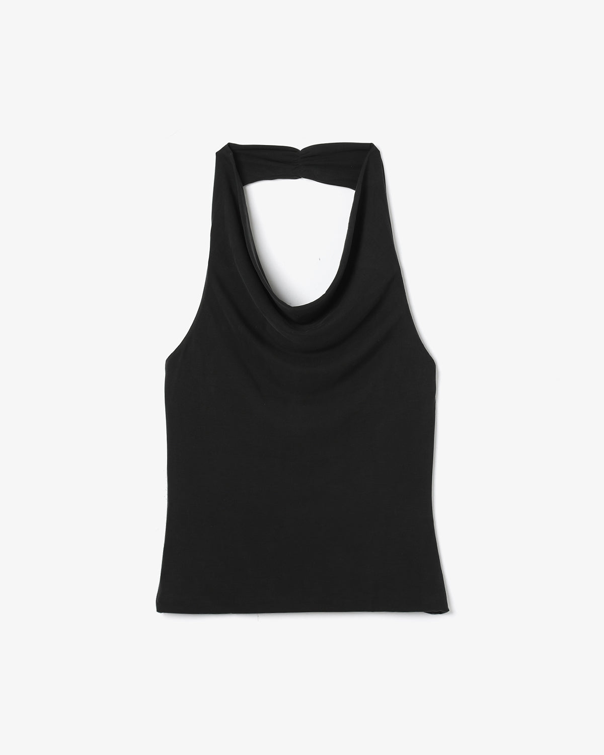 DRAPED HALTER TOP