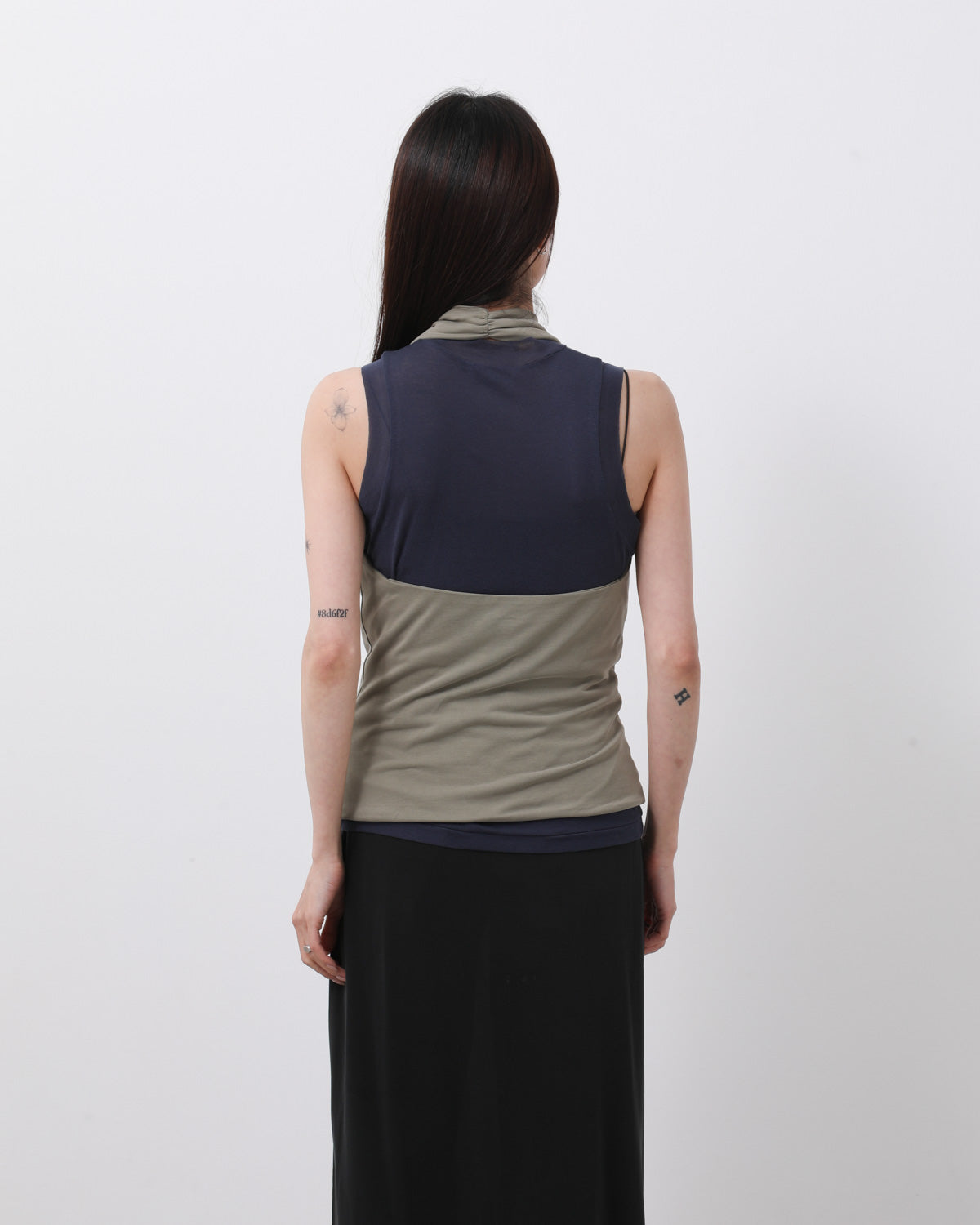 DRAPED HALTER TOP