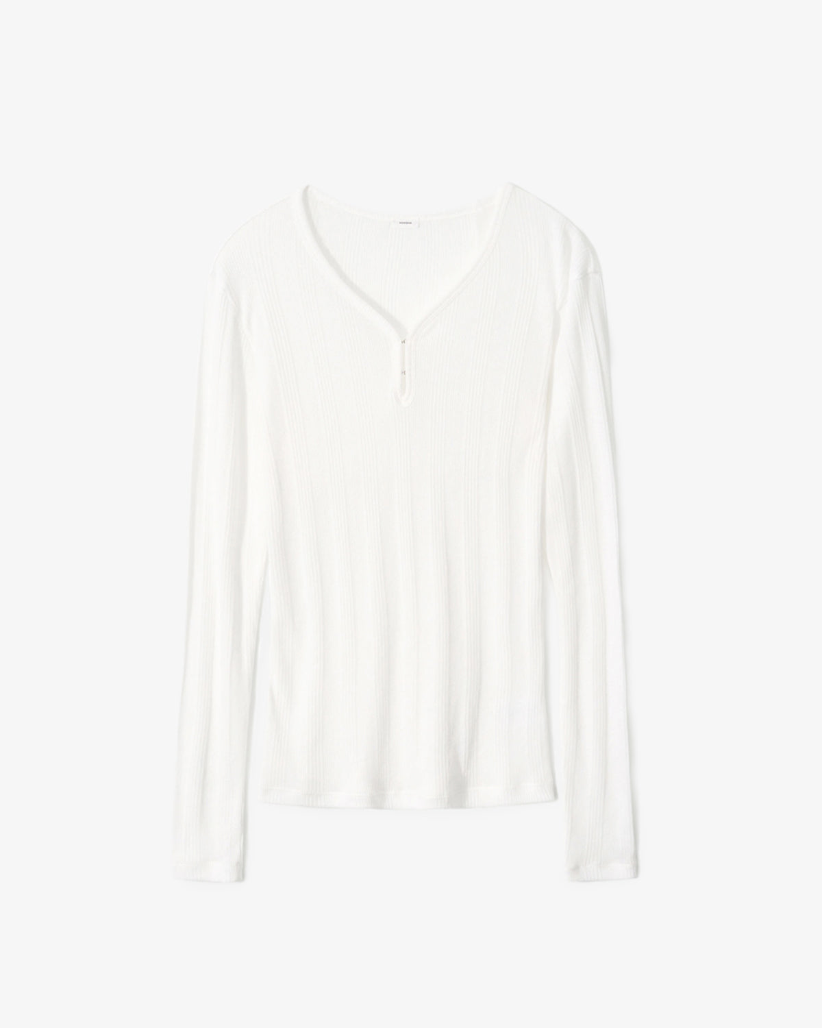 TEXTURED RIB LONG SLEEVE