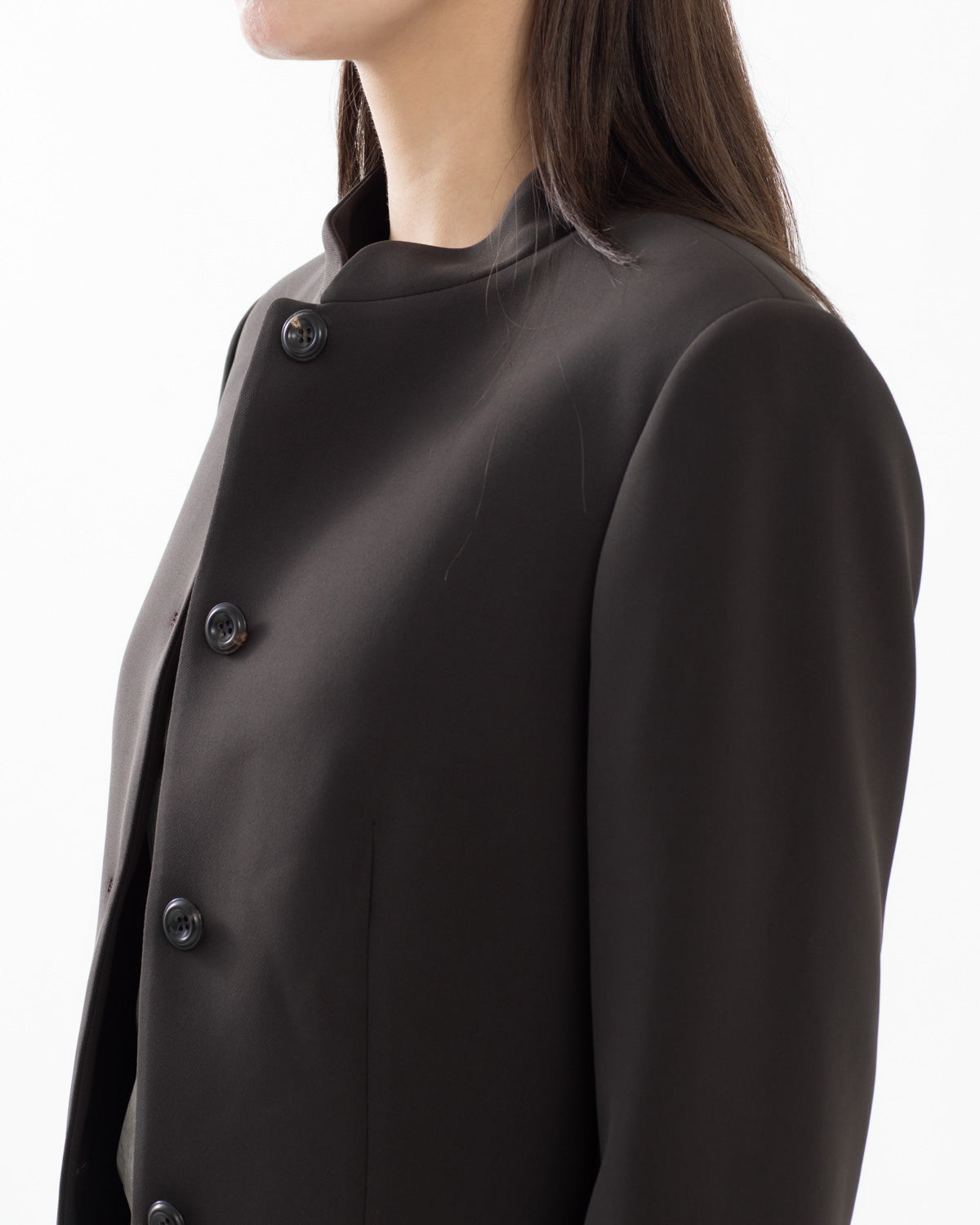 MINIMAL STAND COLLAR JACKET