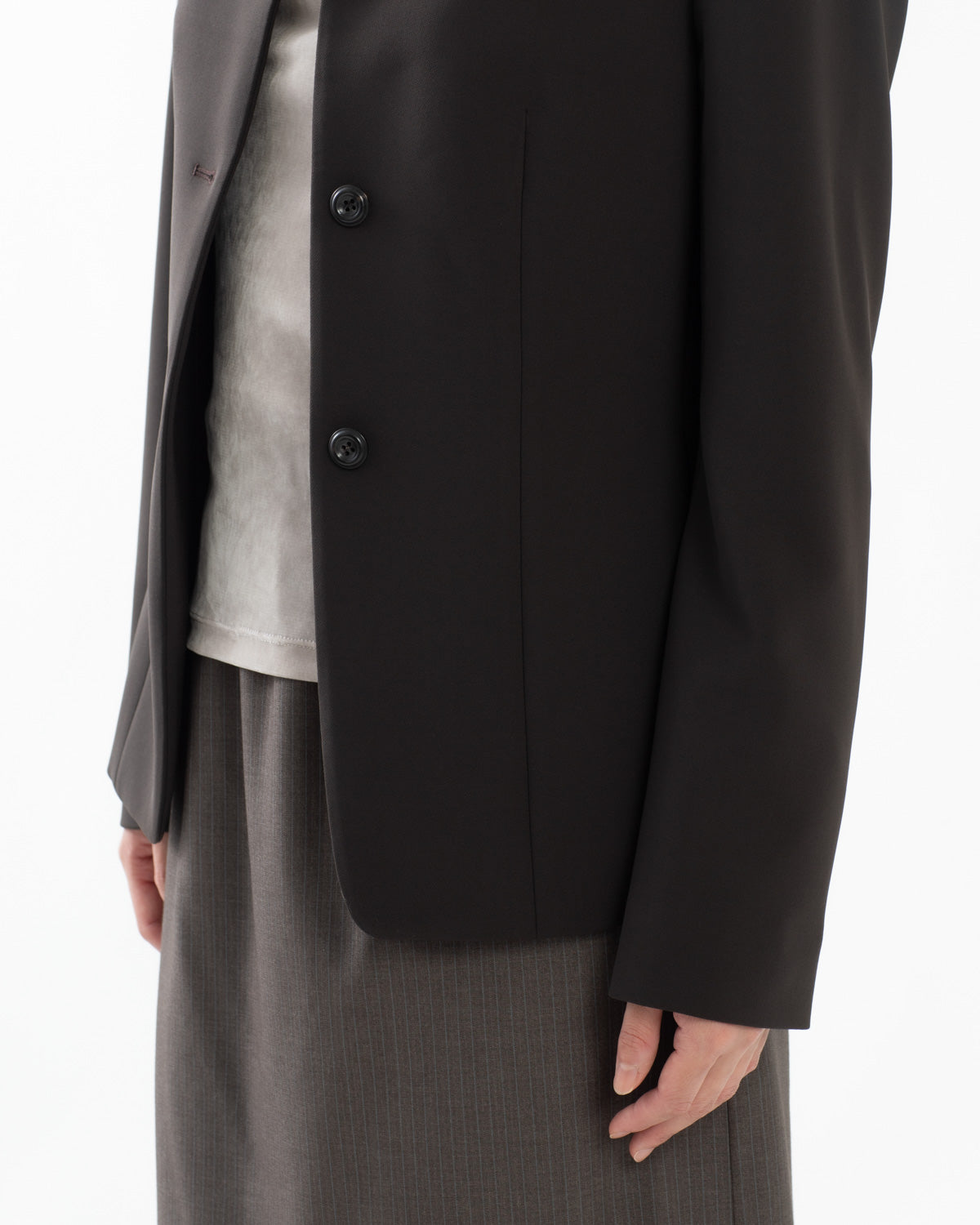 MINIMAL STAND COLLAR JACKET