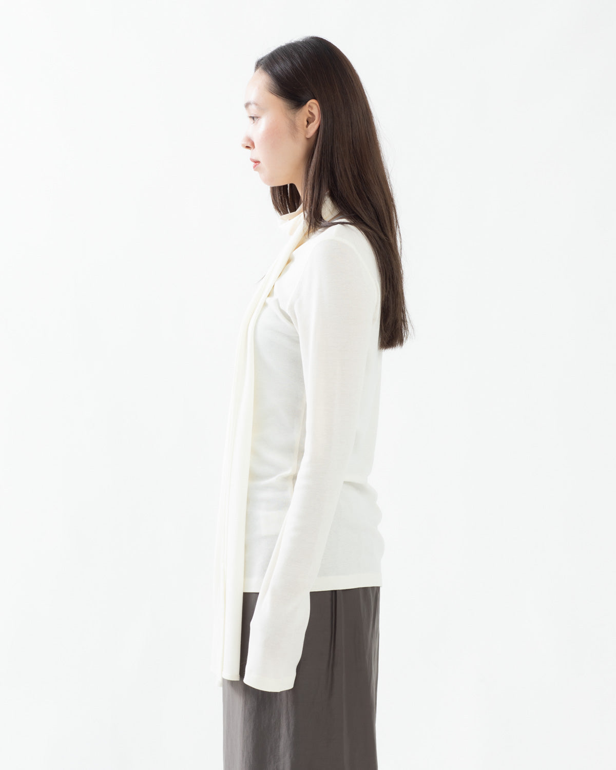 CLASSIC RIBBED SCARF CARDIGAN