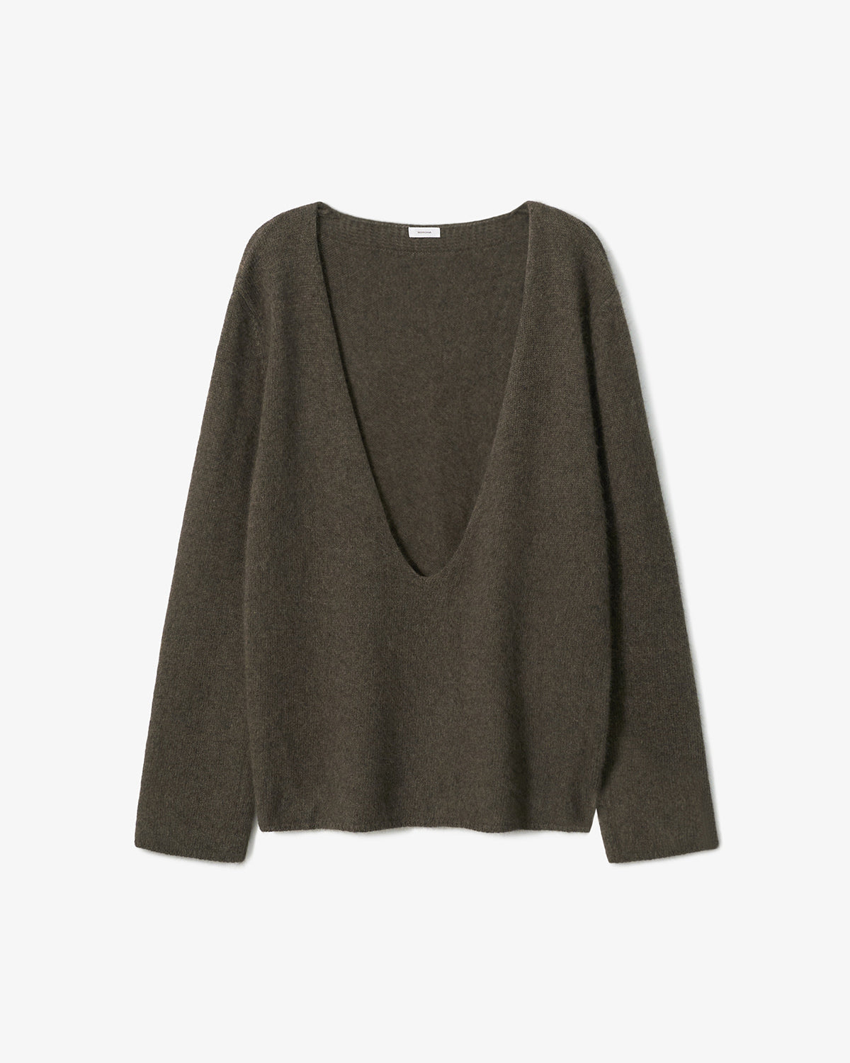 FOX DEEP V-NECK KNIT