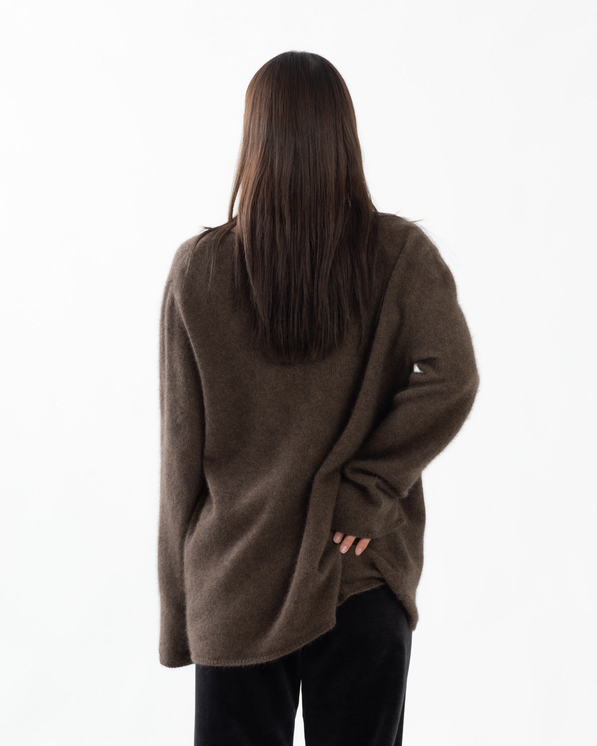 FOX DEEP V-NECK KNIT