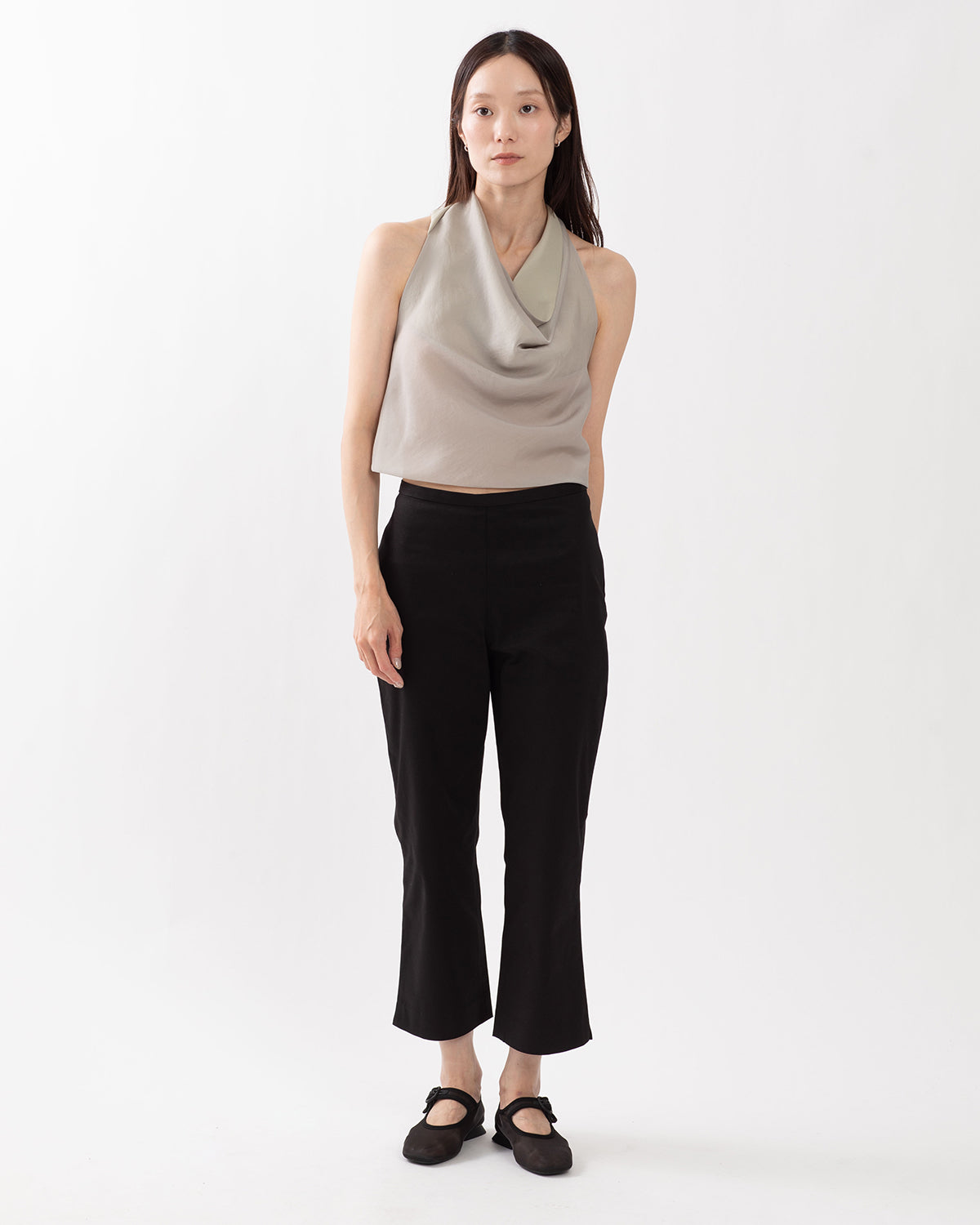 CROPPED SLIM PANTS