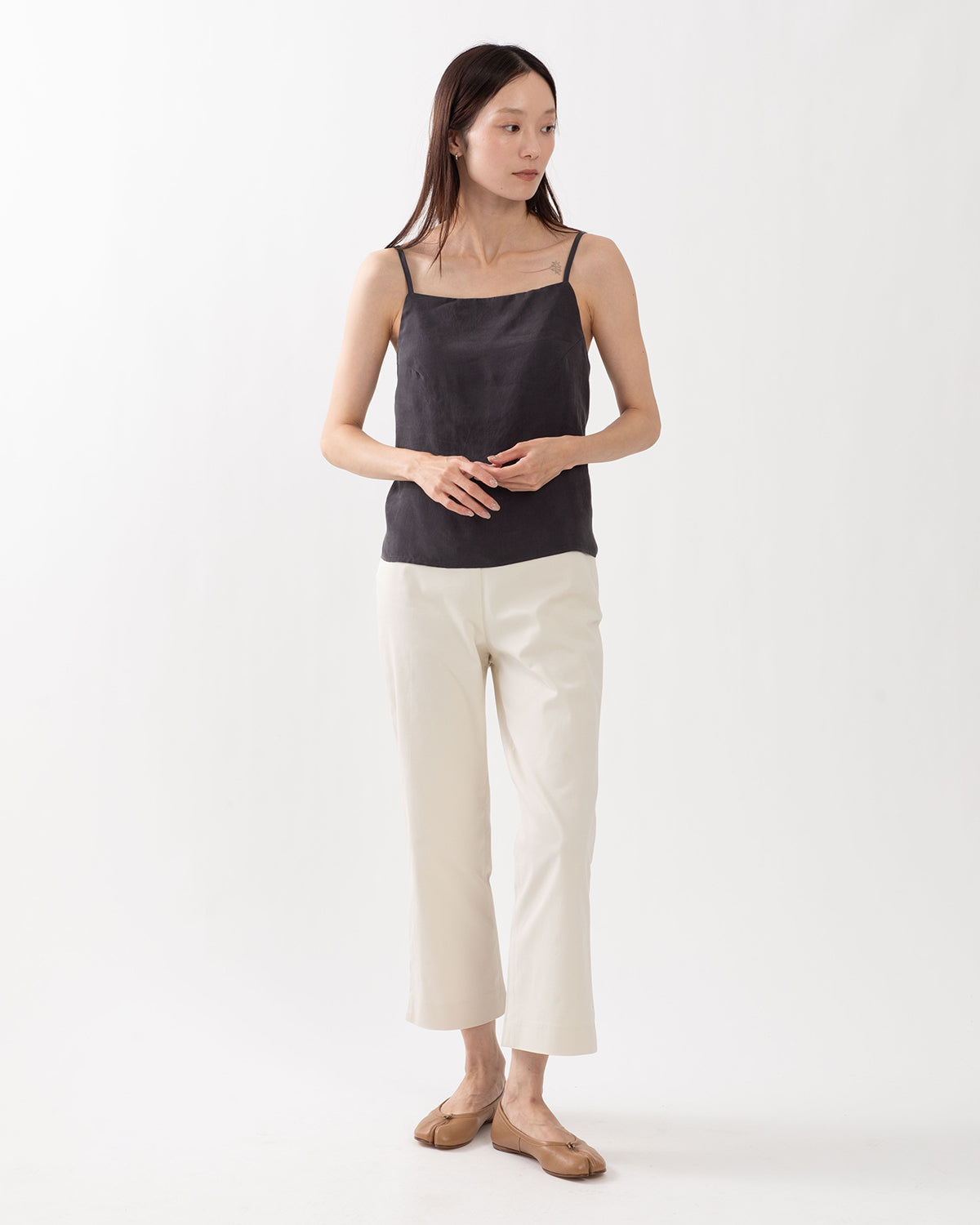 CROPPED SLIM PANTS
