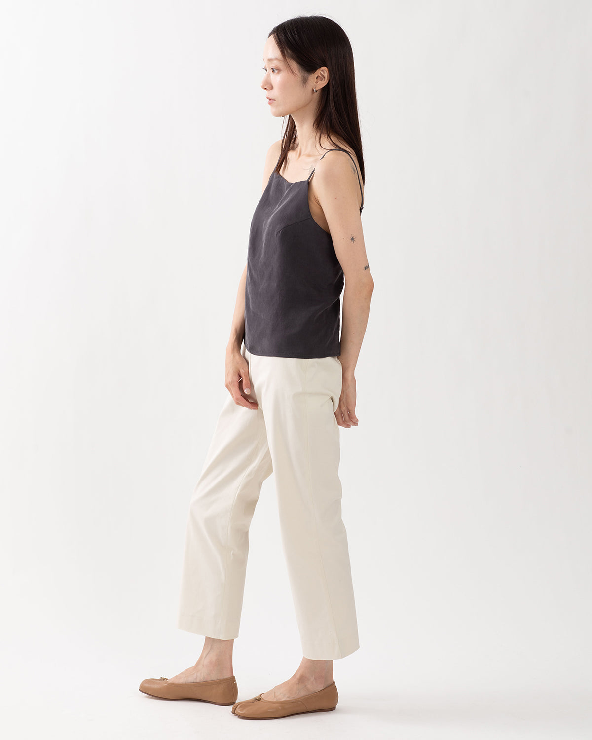 CROPPED SLIM PANTS