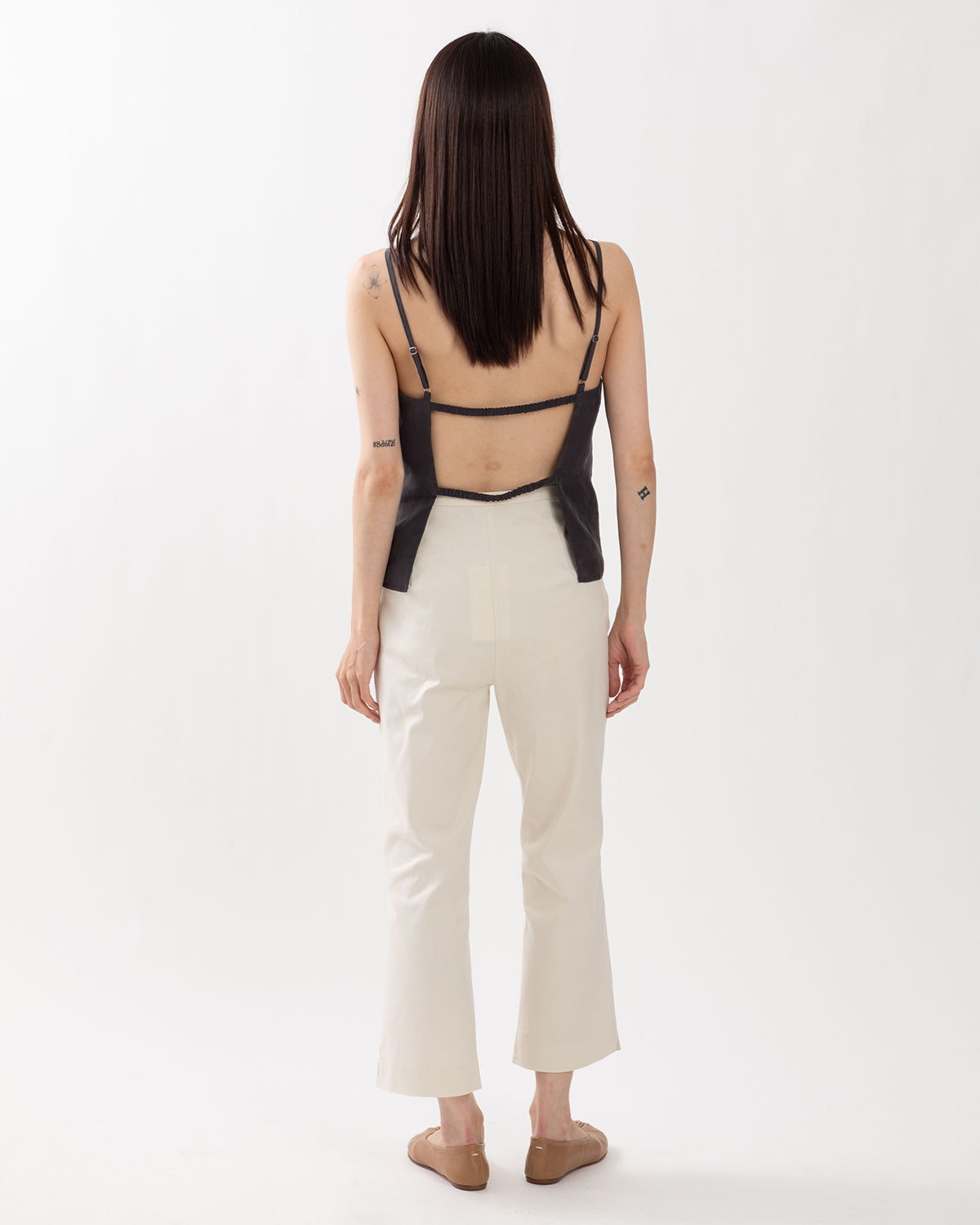 CROPPED SLIM PANTS