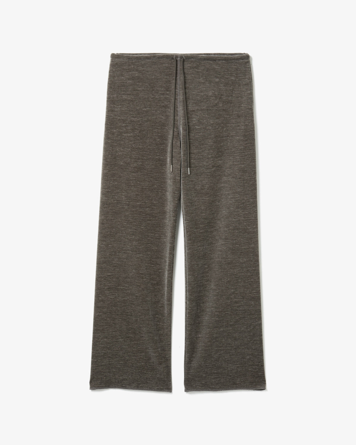BRUSHED VELVET JERSEY PANTS