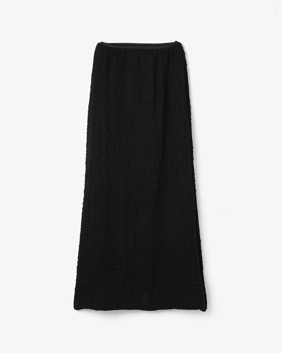 SOFT BOUCLE LONG SKIRT