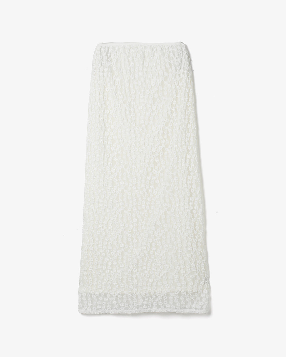 LACE JERSEY SKIRT