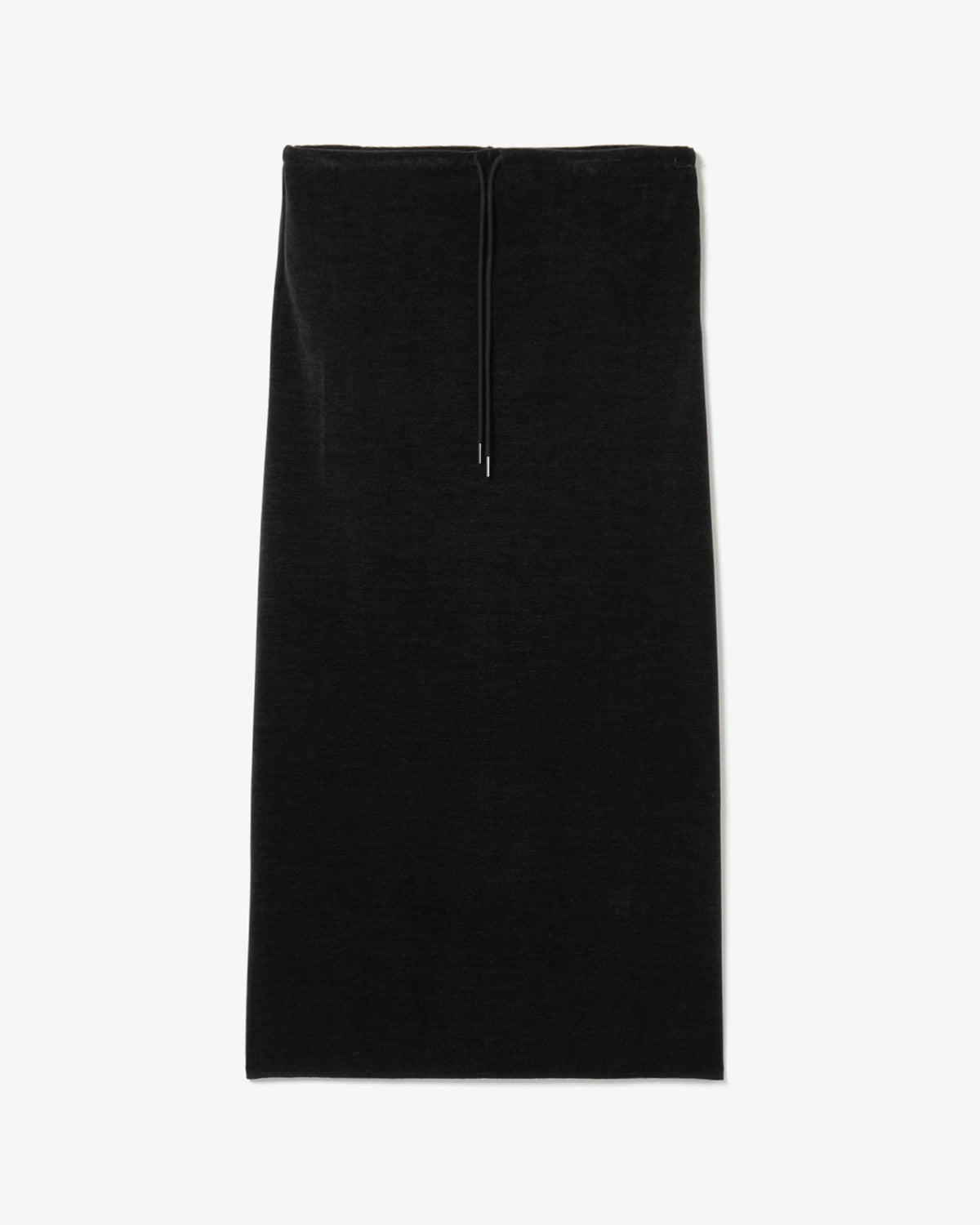BRUSHED VELVET JERSEY SKIRT
