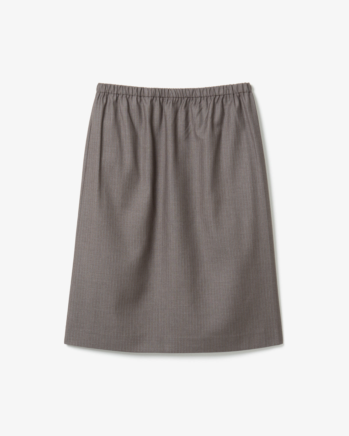 STRIPE BAND MIDI SKIRT