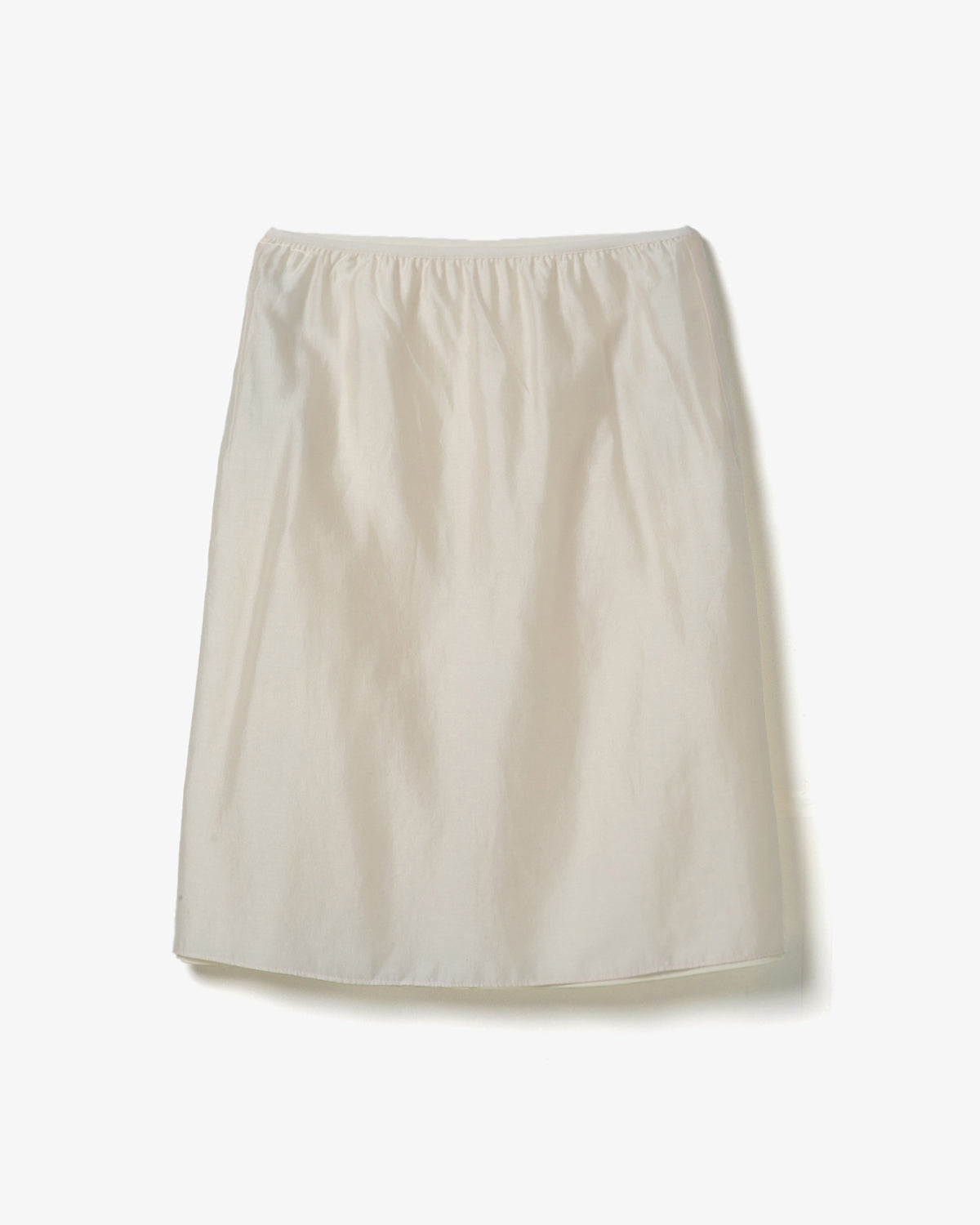 DOUBLE LAYER SHEER MIDI SKIRT