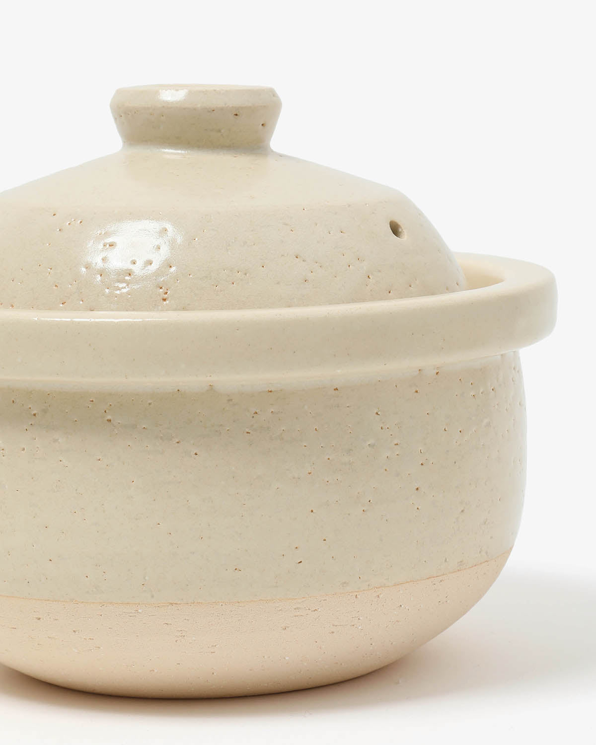 米炊き土鍋 三合 - 生成