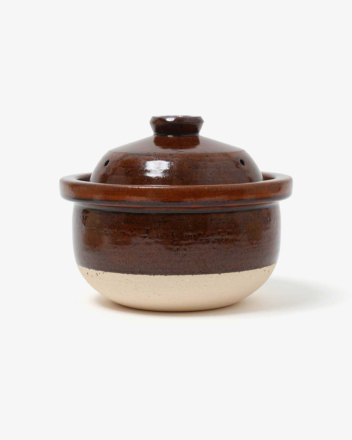 米炊き土鍋 三合 - 飴色