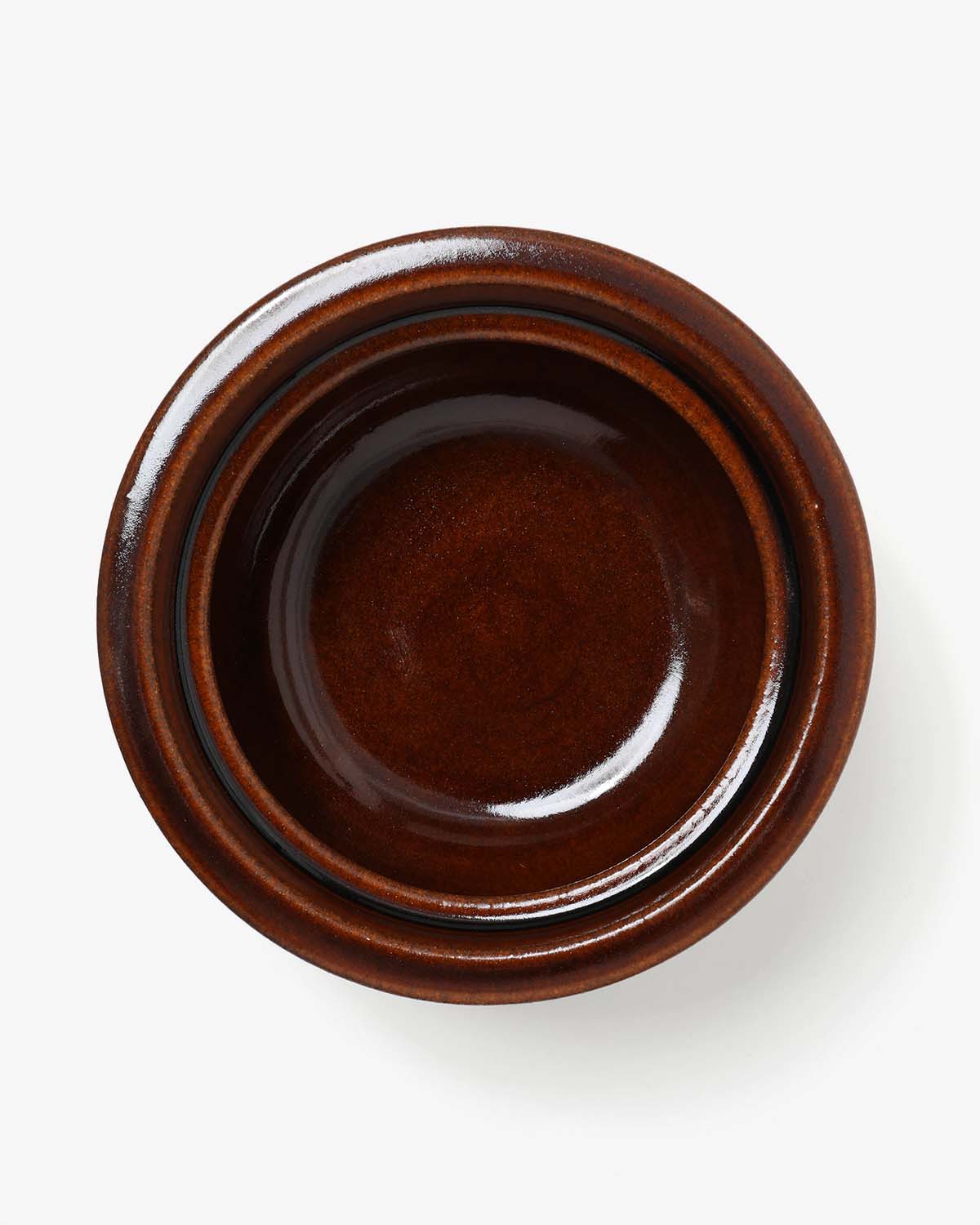 米炊き土鍋 三合 - 飴色