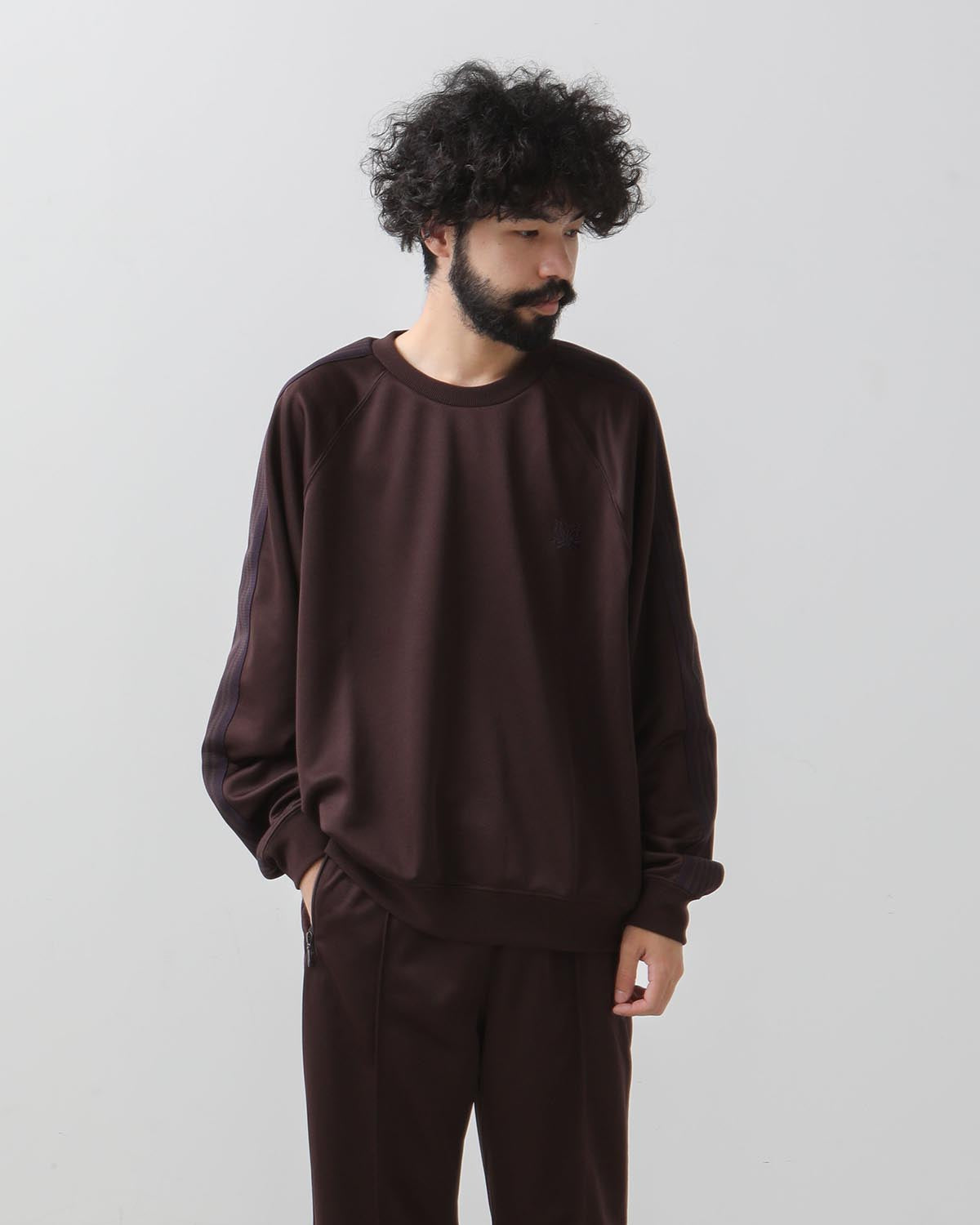 TRACK CREW NECK SHIRT - POLY SMOOTH