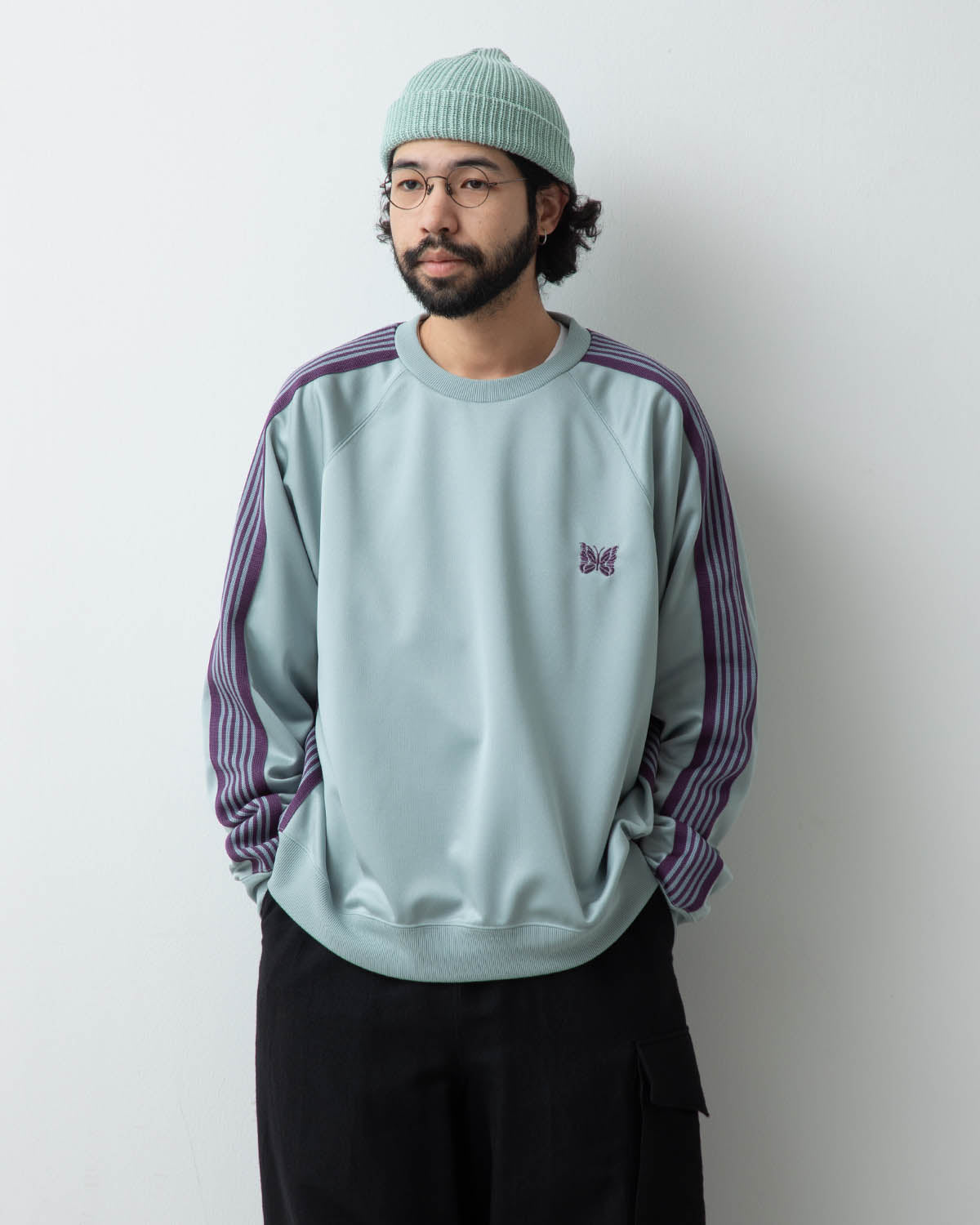 TRACK CREW NECK SHIRT - POLY SMOOTH