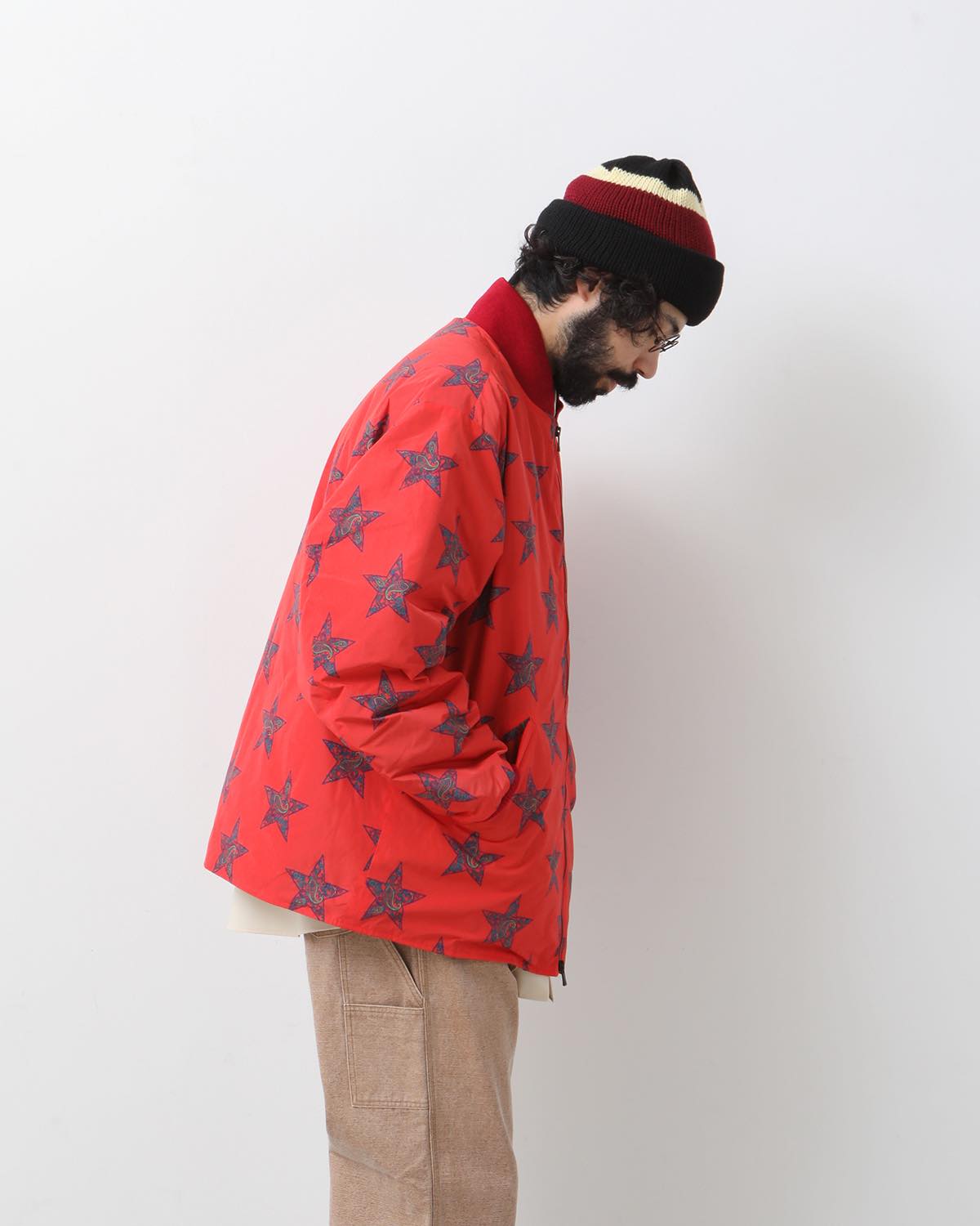 R.C. DOWN JACKET - POLY TAFFETA / PRINTED