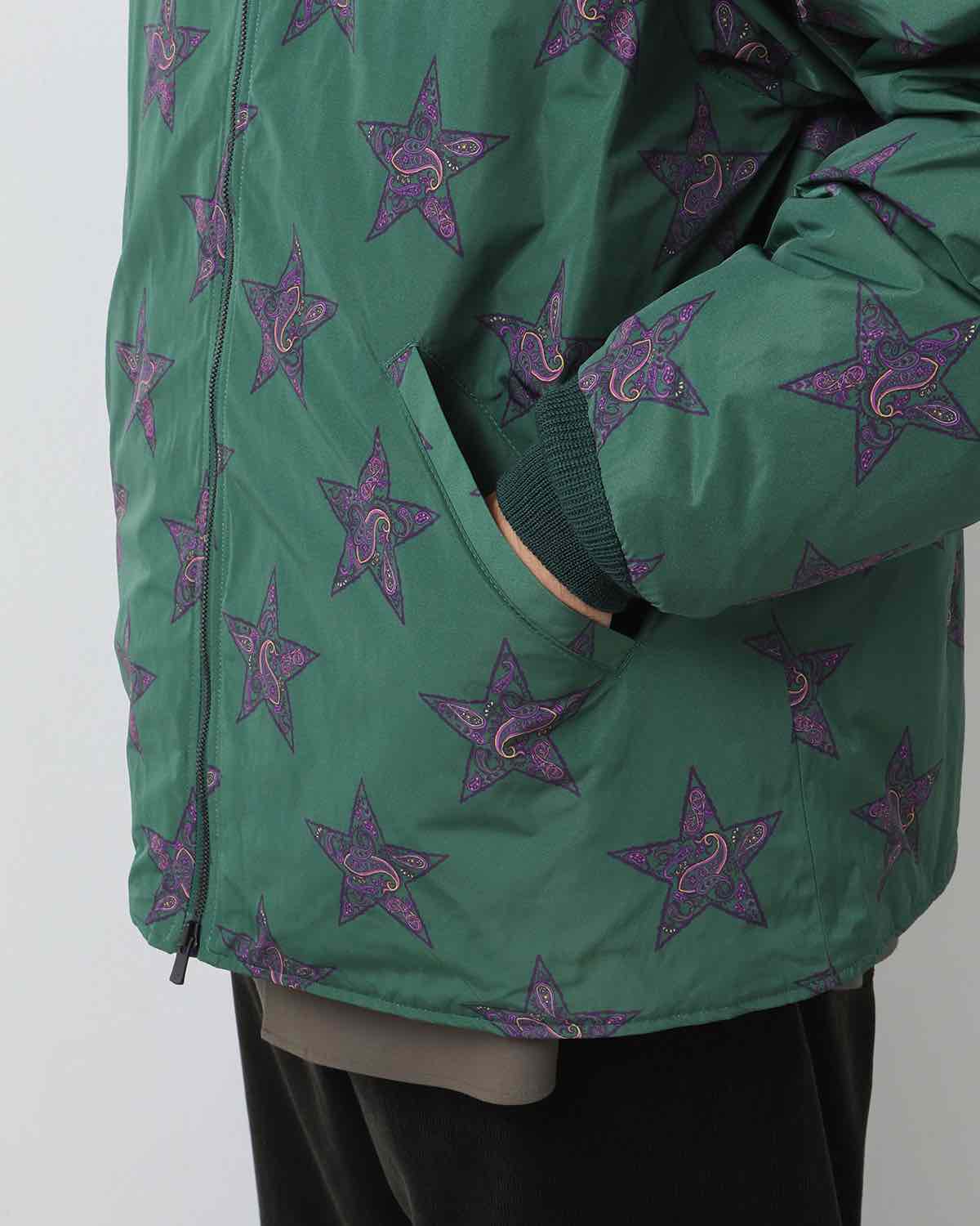 R.C. DOWN JACKET - POLY TAFFETA / PRINTED