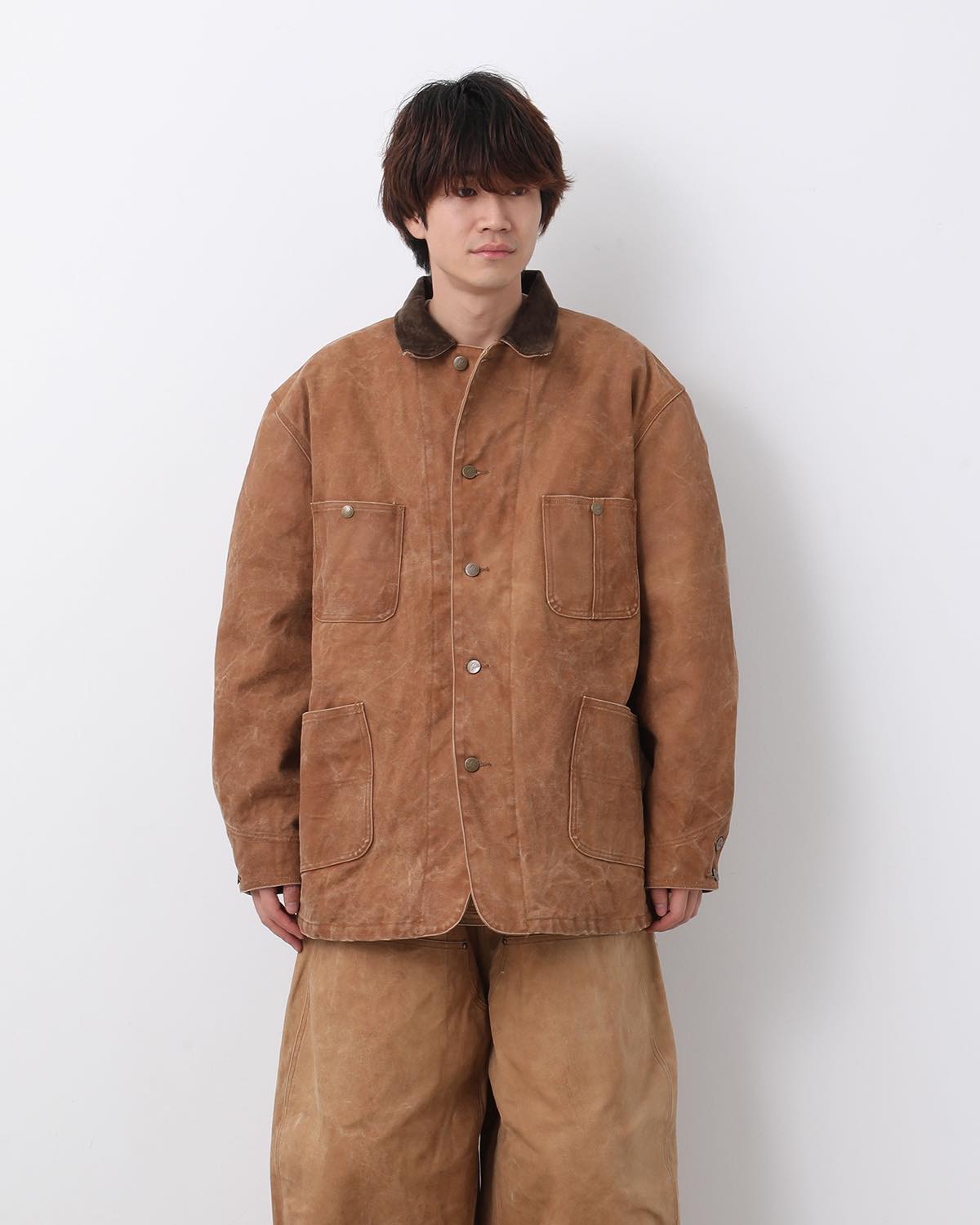COVERALL - DUCK CANVAS / KAKISHIBU PAINT