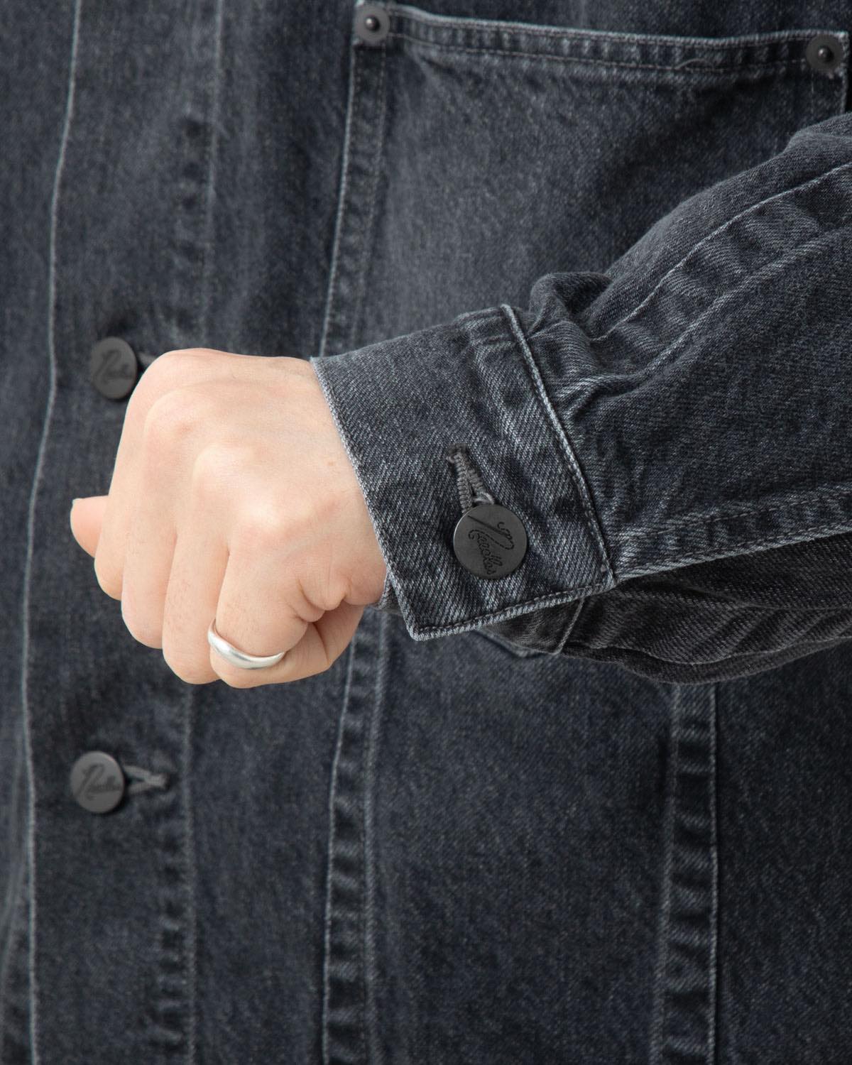 DARTS BOTTOM JEAN JACKET - 12OZ DENIM