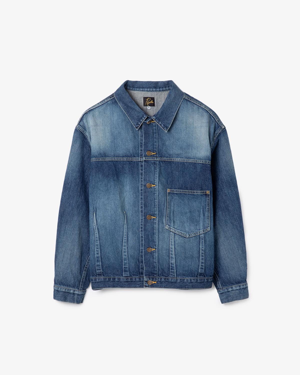 DARTS BOTTOM JEAN JACKET - 12OZ DENIM