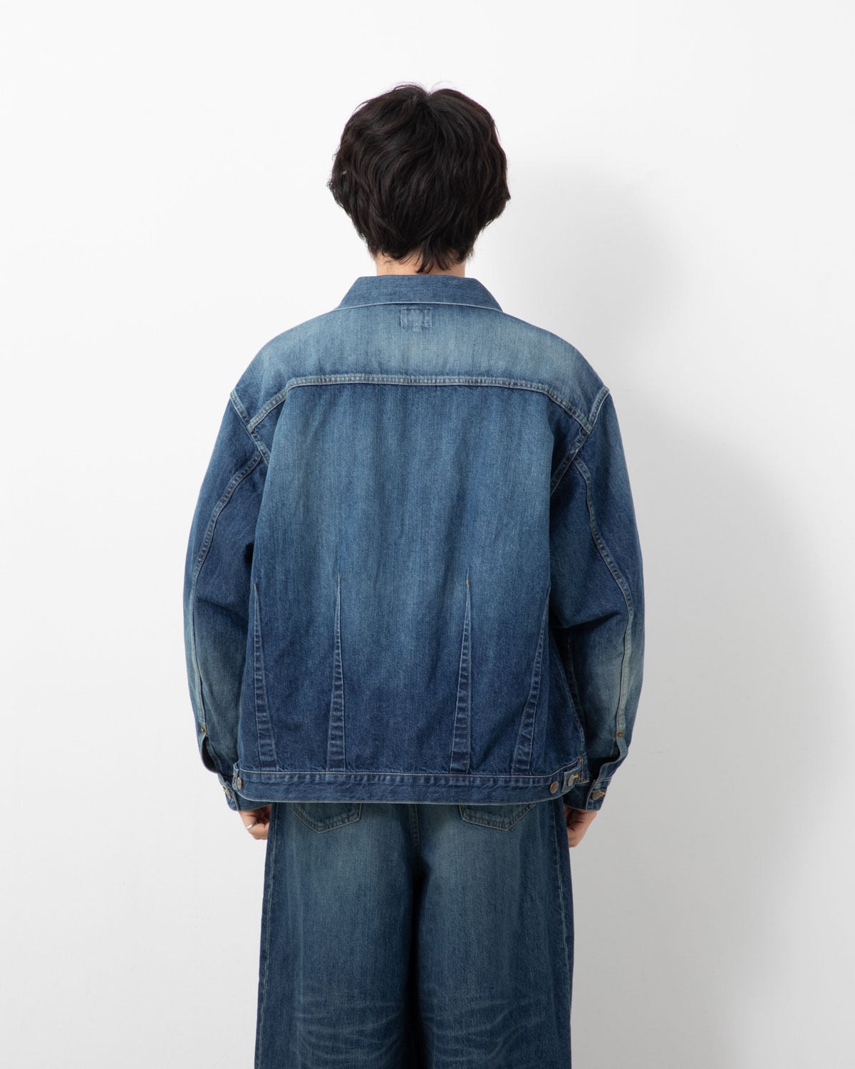 DARTS BOTTOM JEAN JACKET - 12OZ DENIM