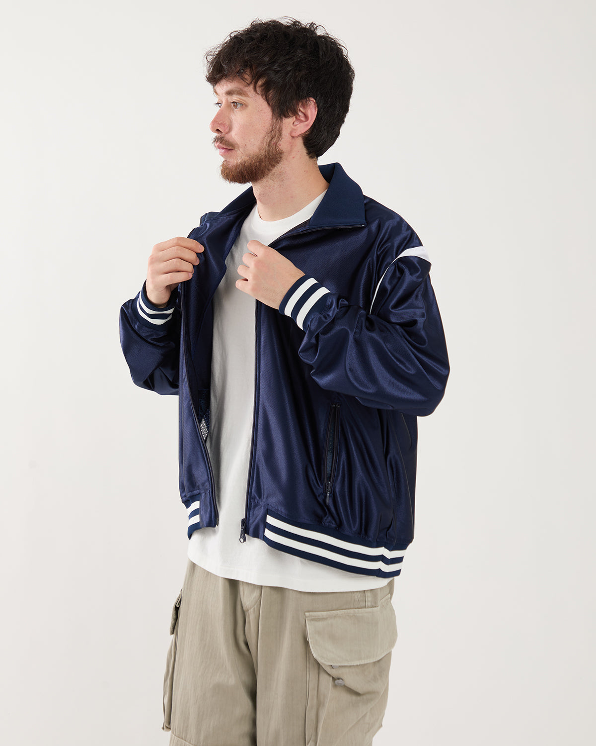 TRACK JACKET - TRICOT SATEEN