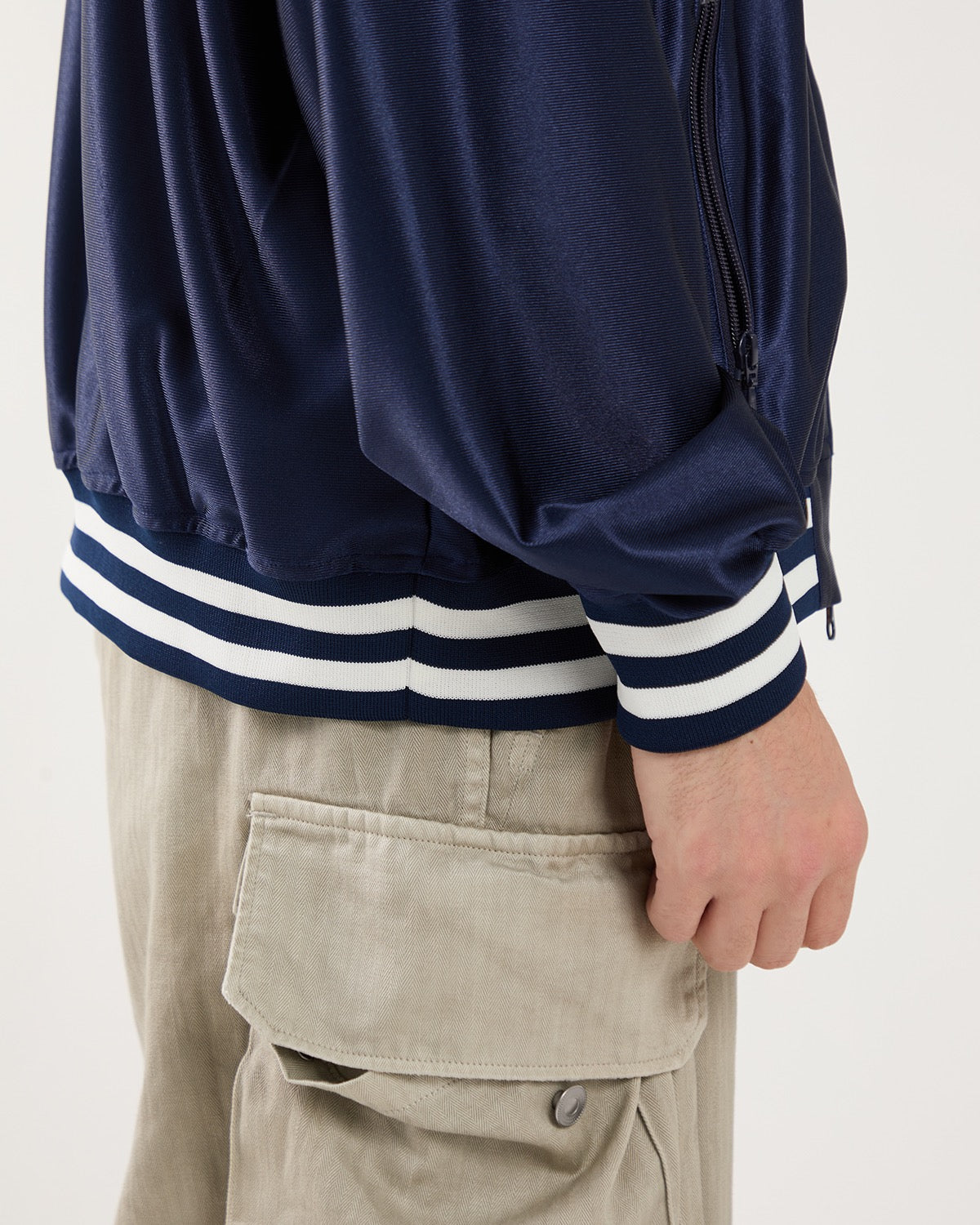 TRACK JACKET - TRICOT SATEEN