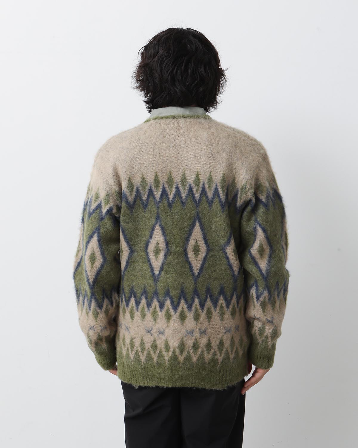 MOHAIR CARDIGAN - DIAMOND