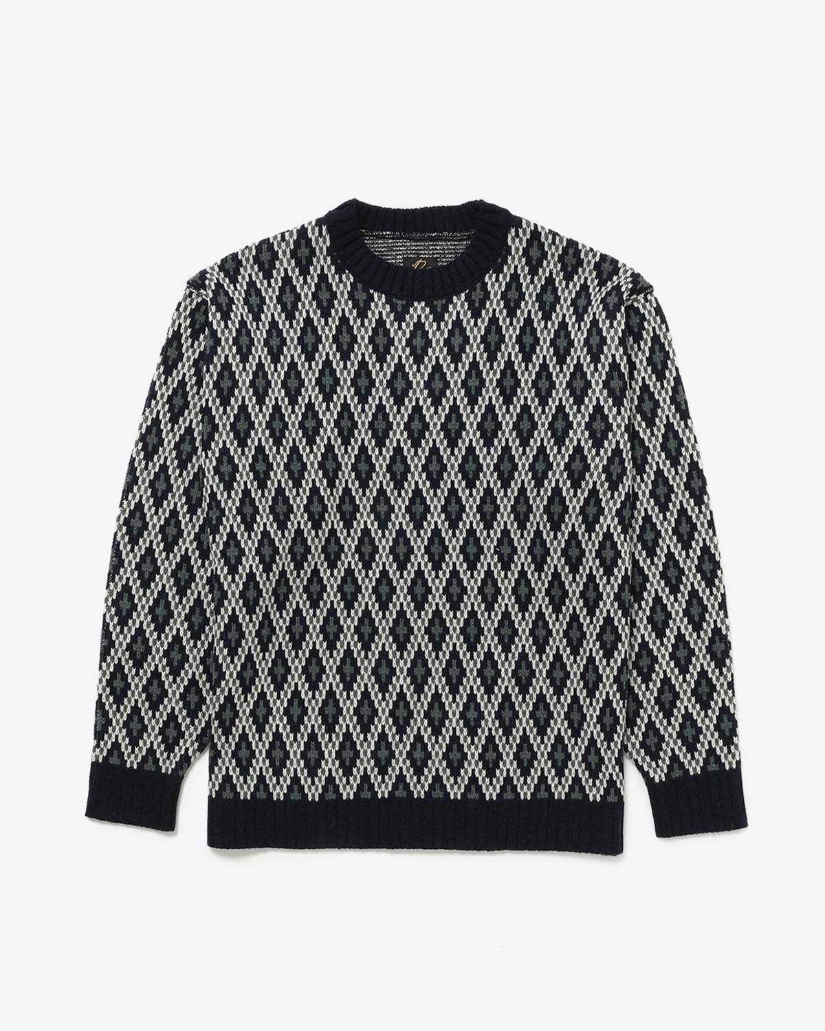 CREW NECK SWEATER - SHETLAND