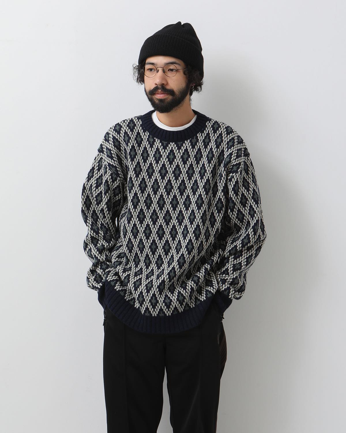 CREW NECK SWEATER - SHETLAND