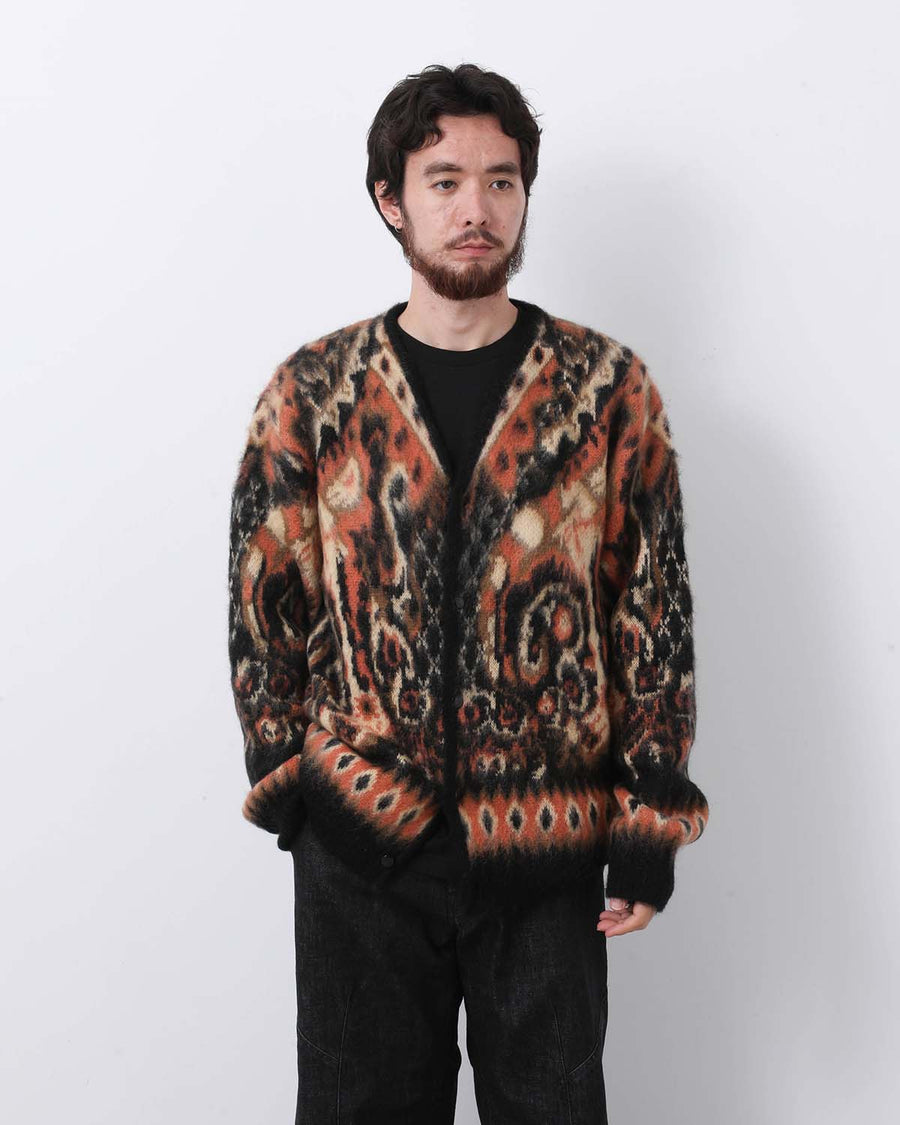 MOHAIR CARDIGAN - PAISLEY – COVERCHORD