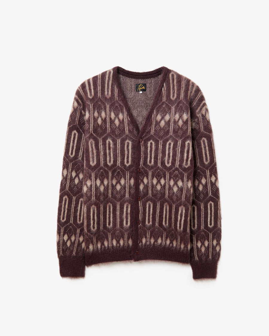 MOHAIR CARDIGAN - GEOMETRIC – COVERCHORD